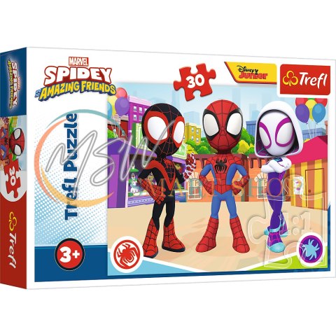 Puzzle - 30 - Przygody Spiday"a i przyjaciół - Trefl 18285 Puzzle - 30 - Przygody Spiday"a i przyjaciół - Trefl 18285