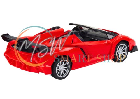 Samochód Sportowy Zdalnie Sterowany Auto RC 1:18 Czerwony Samochód Sportowy Zdalnie Sterowany Auto RC 1:18 Czerwony
