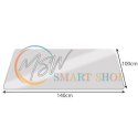 Mata ochronna pod krzesło 100x140cm RUHHY- mleczna