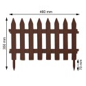 Płotek ogrodowy Garden Classic 3,2m brązowy