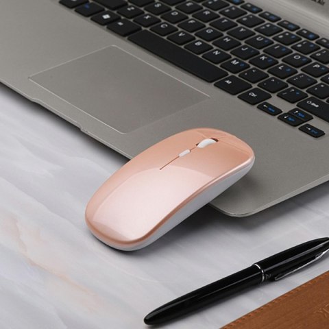 AK211C Mysz bezprzewodowa rgb rose gold AK211C Mysz bezprzewodowa rgb rose gold