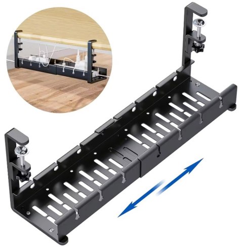 DA263B Organizer na kable pod biurko blat DA263B Organizer na kable pod biurko blat