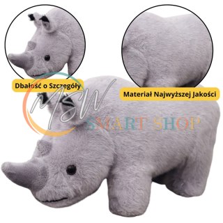 Maskotka Pluszowa Nosorożec Pluszak Przytulanka Szary 30cm