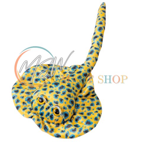 Maskotka Pluszowa Płaszczka Przytulanka Żółta W Kropki 50cm Maskotka Pluszowa Płaszczka Przytulanka Żółta W Kropki 50cm