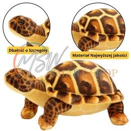 Maskotka Pluszowa Żółw Przytulanka Pluszak Brązowy 25cm