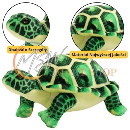 Maskotka Pluszowa Żółw Przytulanka Pluszak Zielony 25cm