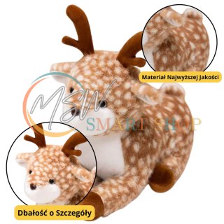 Pluszowa Maskotka Przytulanka Jelonek Brązowy W Centki 23cm
