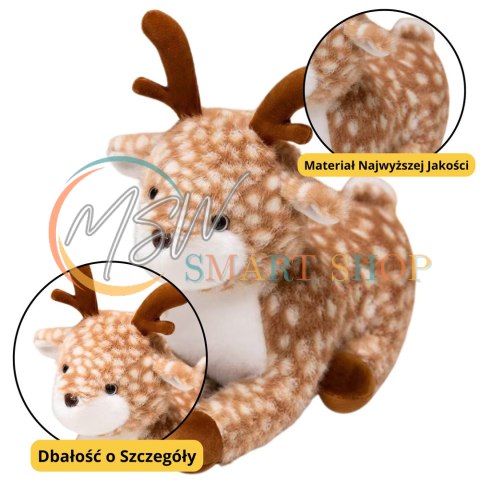 Pluszowa Maskotka Przytulanka Jelonek Brązowy W Centki 23cm Pluszowa Maskotka Przytulanka Jelonek Brązowy W Centki 23cm