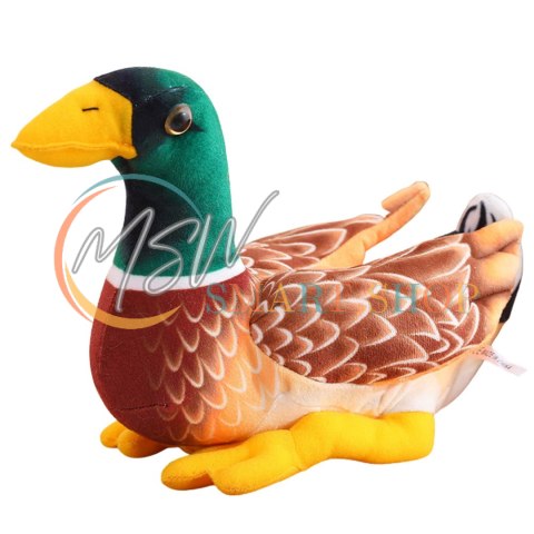 Pluszowa Maskotka Przytulanka Kaczka Brązowo Zielona 28cm Pluszowa Maskotka Przytulanka Kaczka Brązowo Zielona 28cm