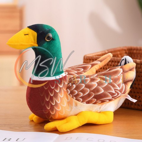 Pluszowa Maskotka Przytulanka Kaczka Brązowo Zielona 28cm Pluszowa Maskotka Przytulanka Kaczka Brązowo Zielona 28cm