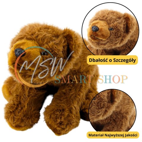 Pluszowa Maskotka Przytulanka Niedźwiedź Brązowy 28cm Pluszowa Maskotka Przytulanka Niedźwiedź Brązowy 28cm