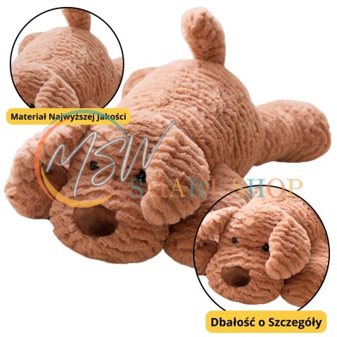 Pluszowa Maskotka Przytulanka Piesek Beżowy 30cm Pluszowa Maskotka Przytulanka Piesek Beżowy 30cm