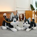 Pluszowa Maskotka Przytulanka Piesek Husky Czarno-Biały 30cm