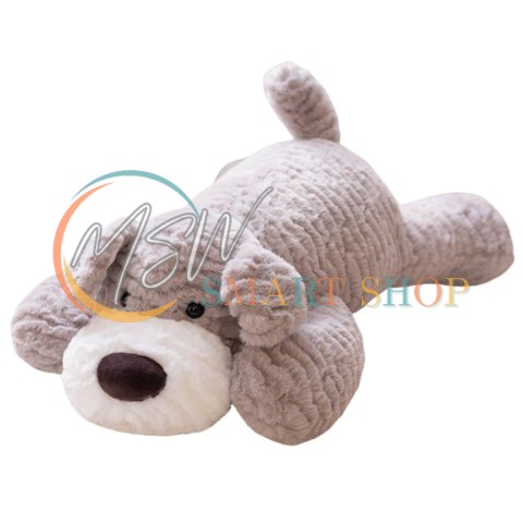 Pluszowa Maskotka Przytulanka Piesek Jasnoszary 30cm Pluszowa Maskotka Przytulanka Piesek Jasnoszary 30cm