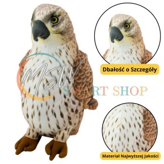 Pluszowa Maskotka Przytulanka Ptak Sokół Wędrowny Brązowy 30cm