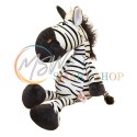 Pluszowa Maskotka Przytulanka Zebra Biało Czarna 25cm