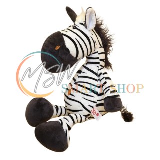 Pluszowa Maskotka Przytulanka Zebra Biało Czarna 25cm