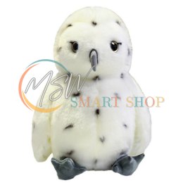 Pluszowa Sowa Ptak Pluszak Maskotka Przytulanka Biała 23cm
