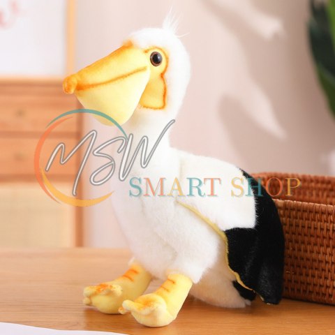 Pluszowy Pelikan Ptak Pluszak Maskotka Przytulanka 24cm Pluszowy Pelikan Ptak Pluszak Maskotka Przytulanka 24cm