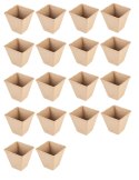 Rozsadniki torfowe: 8 x 8 x 7.8 cm, 18 sztuk