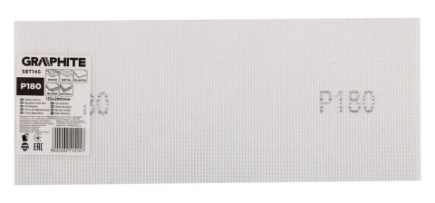 Siatka ścierna biała 115 x 280 mm, P180 Siatka ścierna biała 115 x 280 mm, P180