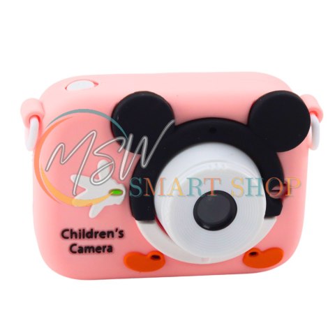 Aparat Cyfrowy Dla Dzieci Myszka Różowy 48Mpx HD 1080P Aparat Cyfrowy Dla Dzieci Myszka Różowy 48Mpx HD 1080P