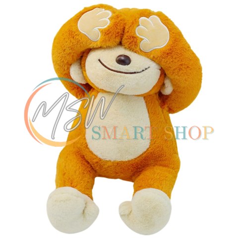 Pluszowa Maskotka Przytulanka Małpka Z Magnesami Brązowa 23cm Pluszowa Maskotka Przytulanka Małpka Z Magnesami Brązowa 23cm