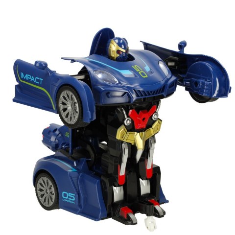 Samochód zdalnie sterowany Transformer Revolt TRANSFORMING ROBOT RACER niebieski Samochód zdalnie sterowany Transformer Revolt TRANSFORMING ROBOT RACER niebieski