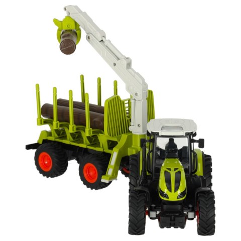 Traktor RC zdalnie sterowany ciągnik rolniczy z podnośnikiem farma 2,4G 3,7V 500mAh Traktor RC zdalnie sterowany ciągnik rolniczy z podnośnikiem farma 2,4G 3,7V 500mAh