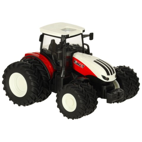 Traktor RC zdalnie sterowany ciągnik rolniczy z przyczepą pilot farma prezent 2,4G 3,7V 500mAh Traktor RC zdalnie sterowany ciągnik rolniczy z przyczepą pilot farma prezent 2,4G 3,7V 500mAh
