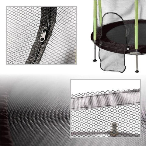 Trampolina ogrodowa dla dzieci siatka 110x140 cm zielona Trampolina ogrodowa dla dzieci siatka 110x140 cm zielona