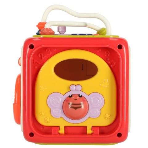 Sorter Układanka kostka sensoryczna klocki edukacyjne Montessori 6w1 Sorter Układanka kostka sensoryczna klocki edukacyjne Montessori 6w1