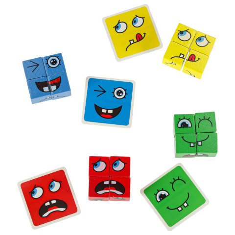 Klocki kreatywne montessori wyzwania zmieniające twarz emocje Klocki kreatywne montessori wyzwania zmieniające twarz emocje