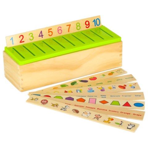 Sorter drewniany układanka logiczna dopasuj obrazki Sorter drewniany układanka logiczna dopasuj obrazki