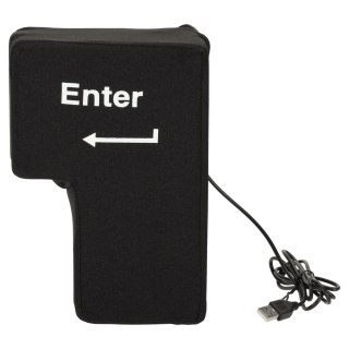 Klawisz ENTER duża antystresowa poduszka USB