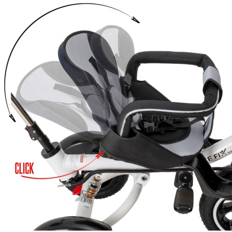 Rowerek trójkołowy Trike Fix V3 rower spacerówka 3w1 obracany 360 wolne koło czarny Rowerek trójkołowy Trike Fix V3 rower spacerówka 3w1 obracany 360 wolne koło czarny