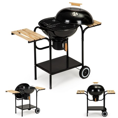 Grill ogrodowy węglowy z pokrywą i półkami ruszt popielnik MultiGarden Grill ogrodowy węglowy z pokrywą i półkami ruszt popielnik MultiGarden