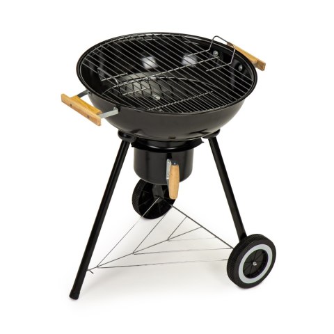 Grill ogrodowy z pokrywą popielnik metalowa półka koła transportowe MultiGarden Grill ogrodowy z pokrywą popielnik metalowa półka koła transportowe MultiGarden