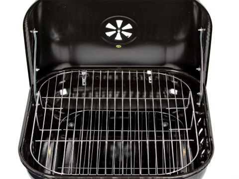Grill węglowy ogrodowy z pokrywą na zawiasach + kółka MultiGarden Grill węglowy ogrodowy z pokrywą na zawiasach + kółka MultiGarden