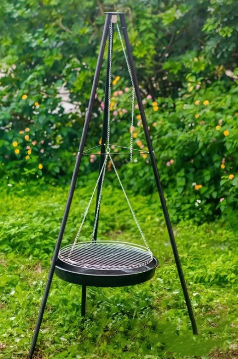 Palenisko grill ogrodowy ogrodowe z rusztem trójnóg MultiGarden Palenisko grill ogrodowy ogrodowe z rusztem trójnóg MultiGarden