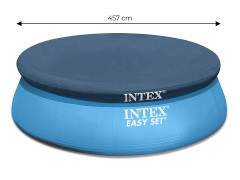 Pokrywa na basen 457 cm mata plandeka 28023 INTEX