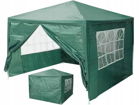 Namiot pawilon ogrodowy handlowy 3x3 m 4 ścianki zielony MultiGarden Namiot pawilon ogrodowy handlowy 3x3 m 4 ścianki zielony MultiGarden