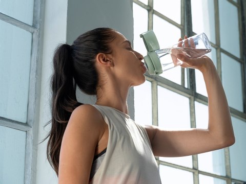 Butelka filtrująca Brita Vital pastelowa zieleń 2 dyski Butelka filtrująca Brita Vital pastelowa zieleń 2 dyski