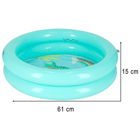 Basen brodzik dla dzieci 61cm turkusowy BESTWAY 51061 Basen brodzik dla dzieci 61cm turkusowy BESTWAY 51061
