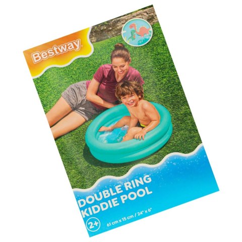 Basen brodzik dla dzieci 61cm turkusowy BESTWAY 51061 Basen brodzik dla dzieci 61cm turkusowy BESTWAY 51061